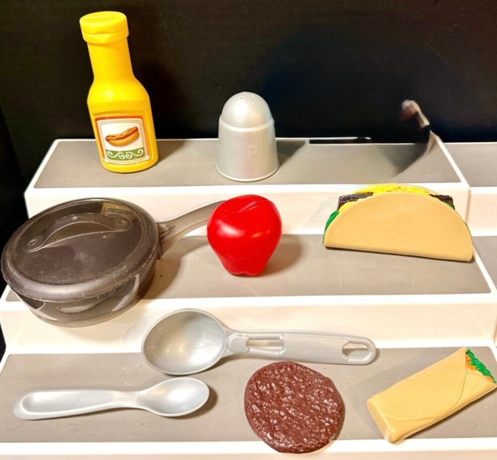 Step 2 replacement kitchen burrito taco Apple salt mustard pan utensils